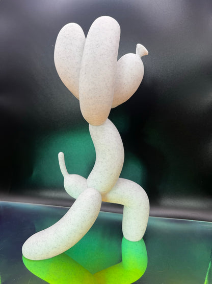 Balloon Dog Warrior Yoga pose | Virabhadrasana 1 | Quirky home decor