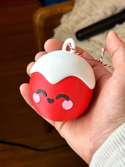 Kawaii Christmas Bauble (Set of 2)