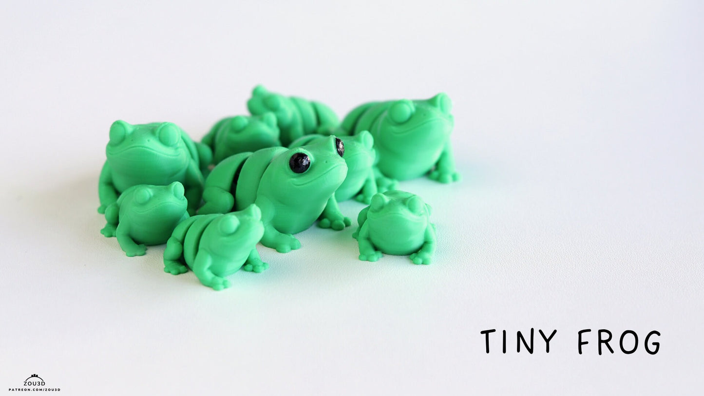 Tiny Frog Keychain / Model