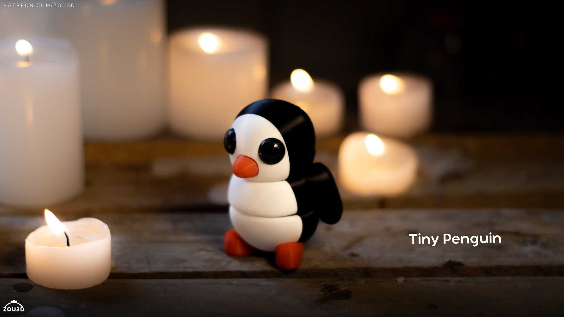 Tiny Penguin Keyring / Model