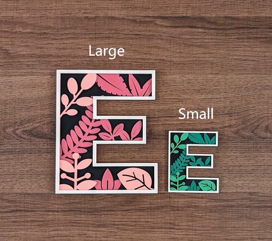 Spring-inspired Alphabet (Wall / Home Decor)