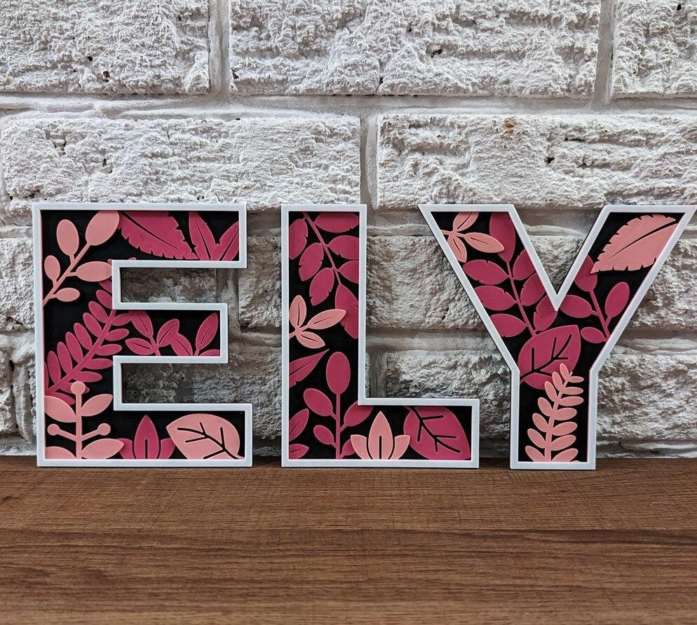 Floral Alphabet (Home Decor)