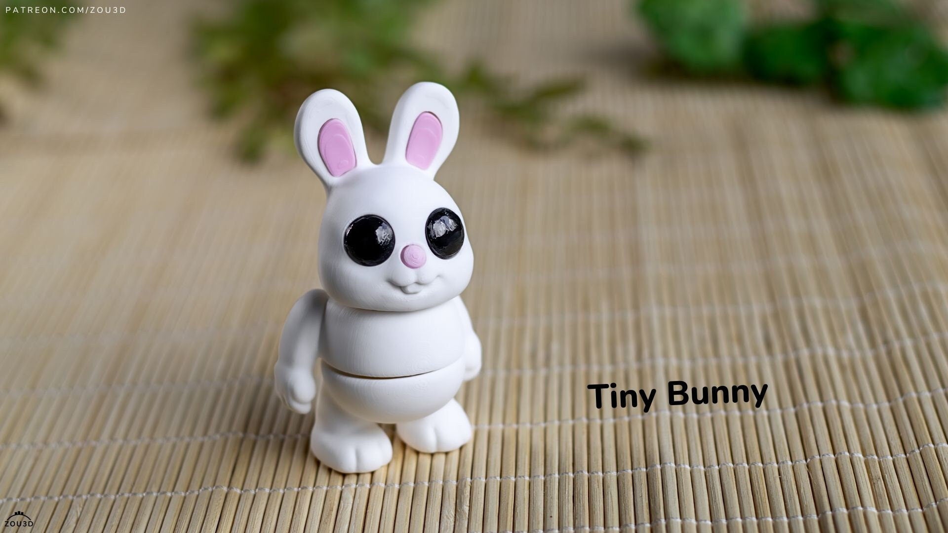 Tiny Bunny Keyring / Model