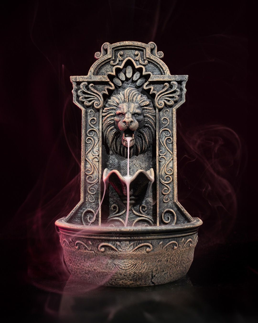 Lion Fountain Incense Burner