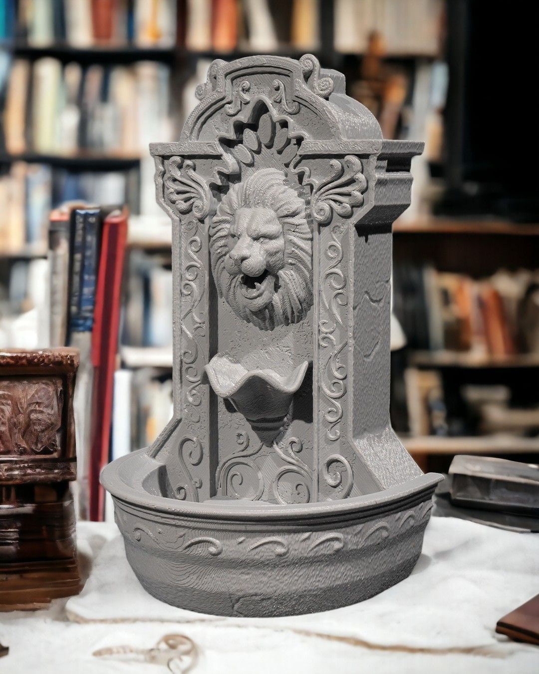 Lion Fountain Incense Burner