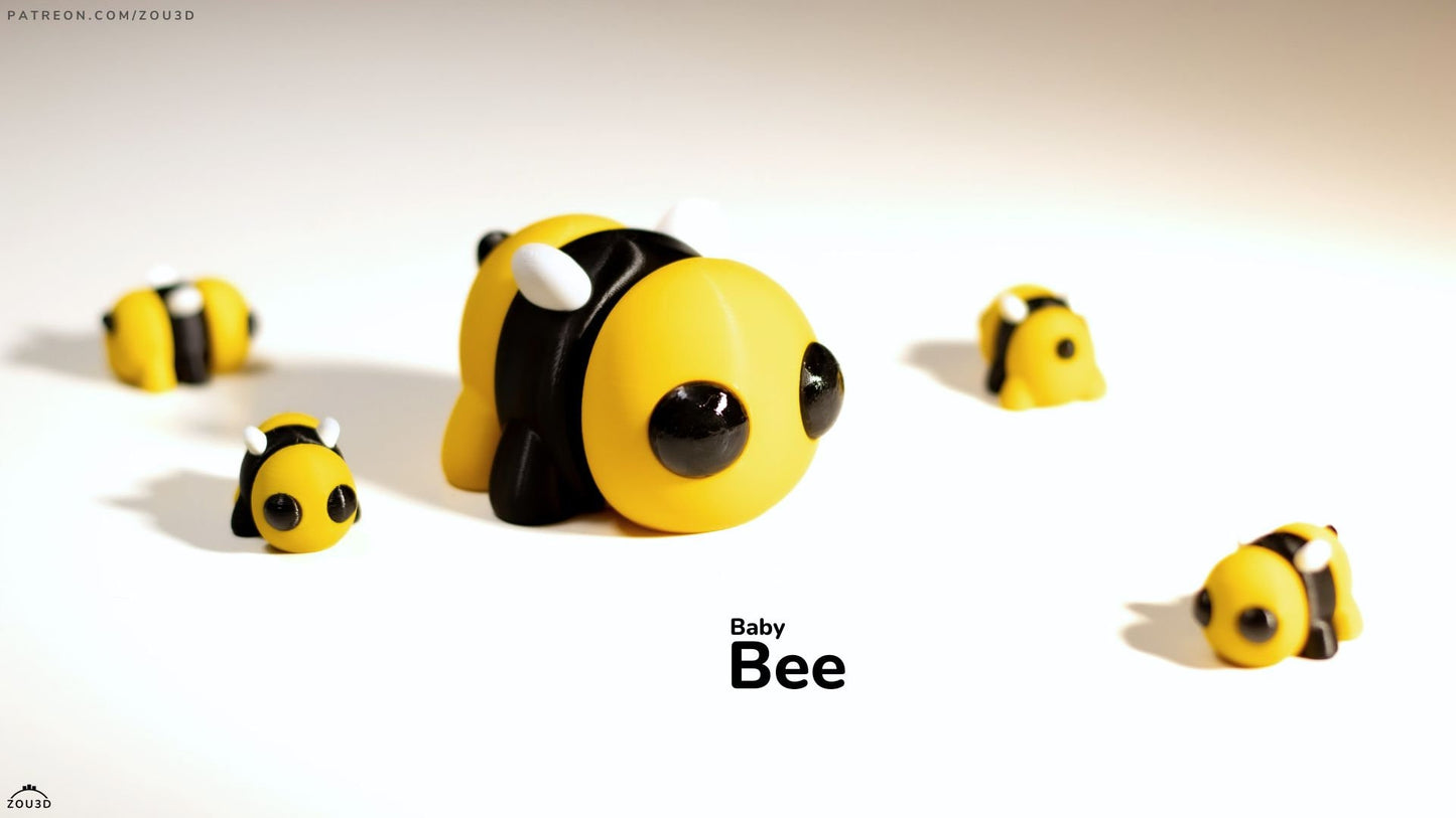 Baby Bee Keyring / Model