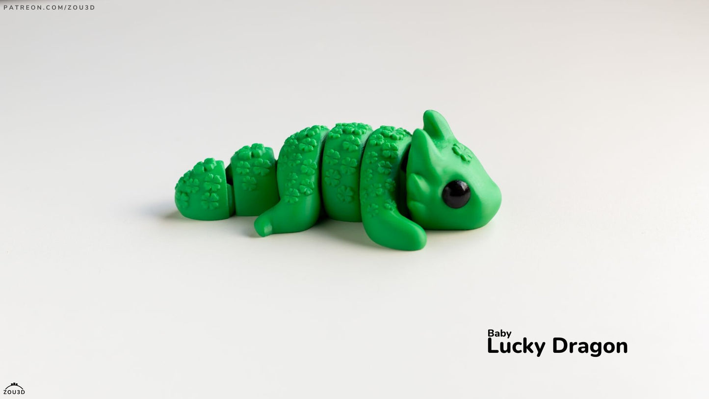 Baby Lucky Dragon Keyring / Model