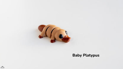 Baby Platypus Keyring / Model