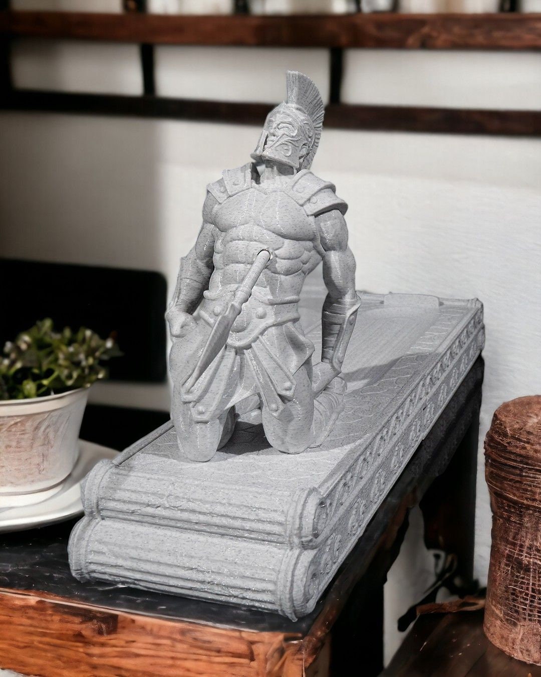 Fallen Warrior Incense Holder