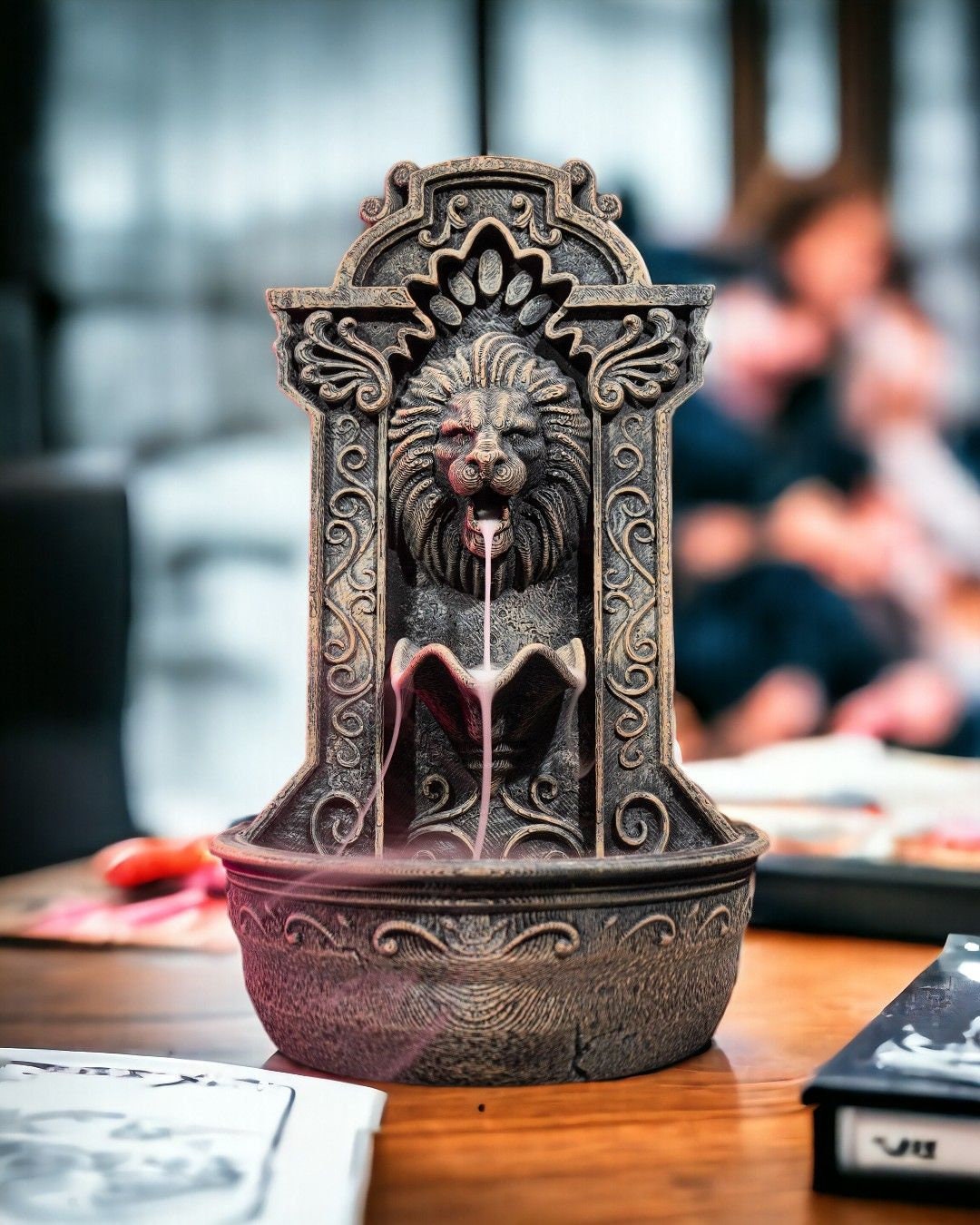 Lion Fountain Incense Burner