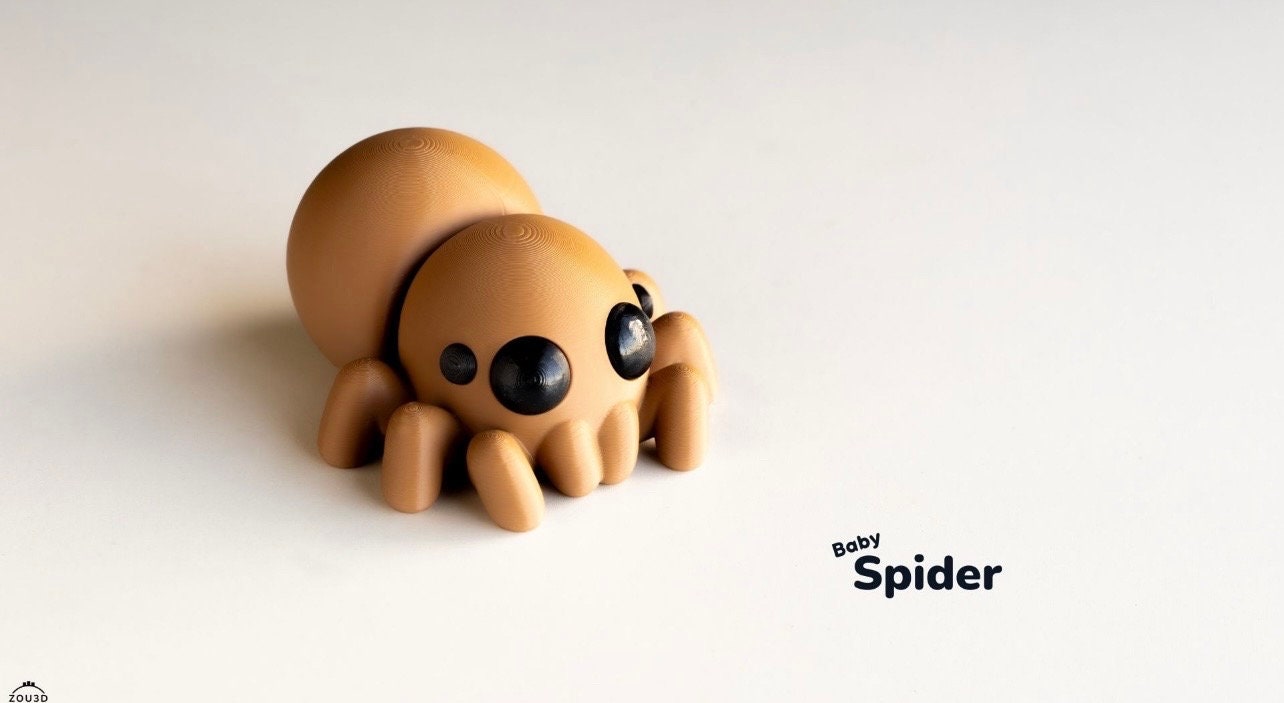 Baby Spider Keyring / Model