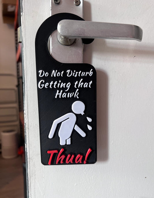 Hawk Thua! Door Sign