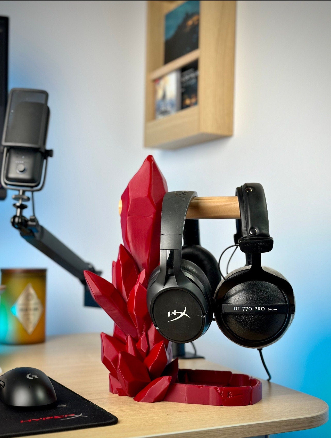 Crystal Headphone Stand