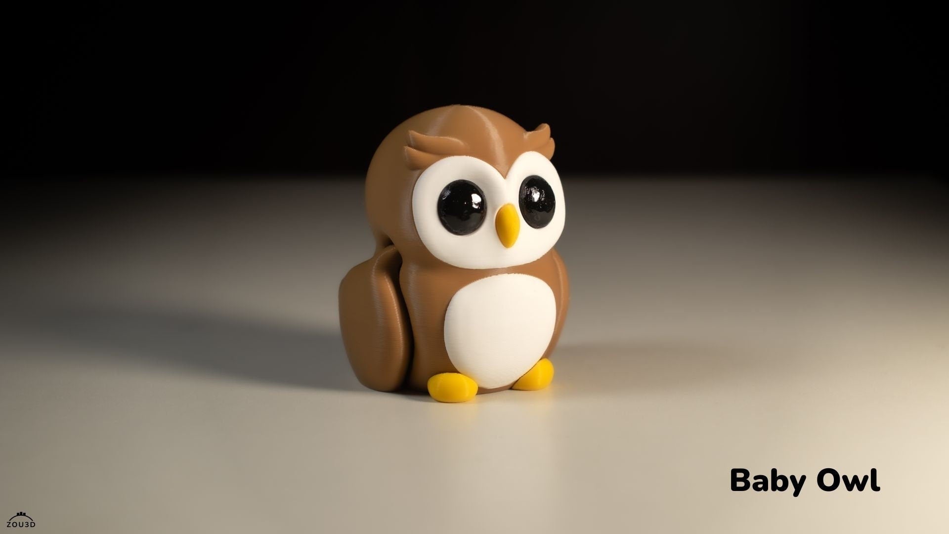 Baby Owl Keyring / Model