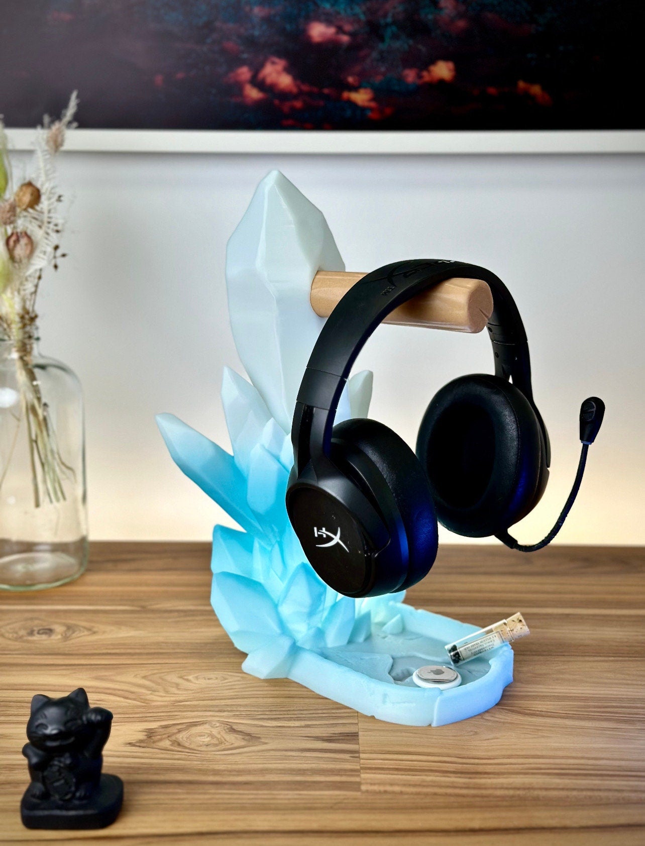 Crystal Headphone Stand