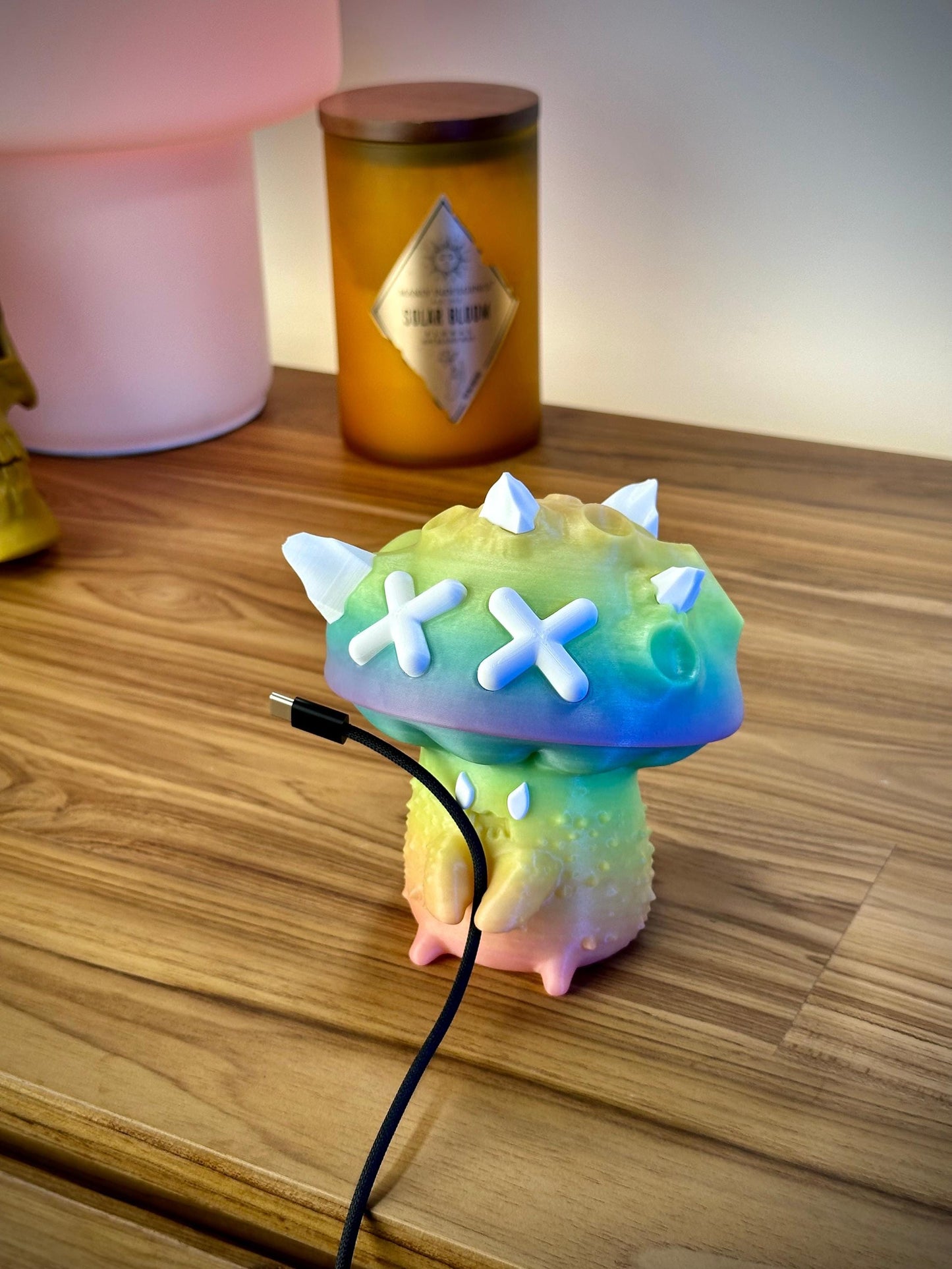 Toxic Mushroom Cable Holder