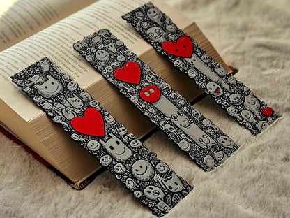 Love Doodles Bookmark Set