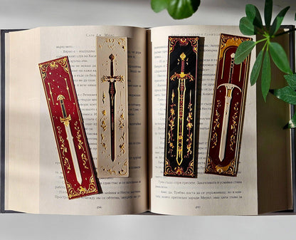 Elven Sword Inspired Bookmark Set