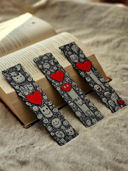 Love Doodles Bookmark Set