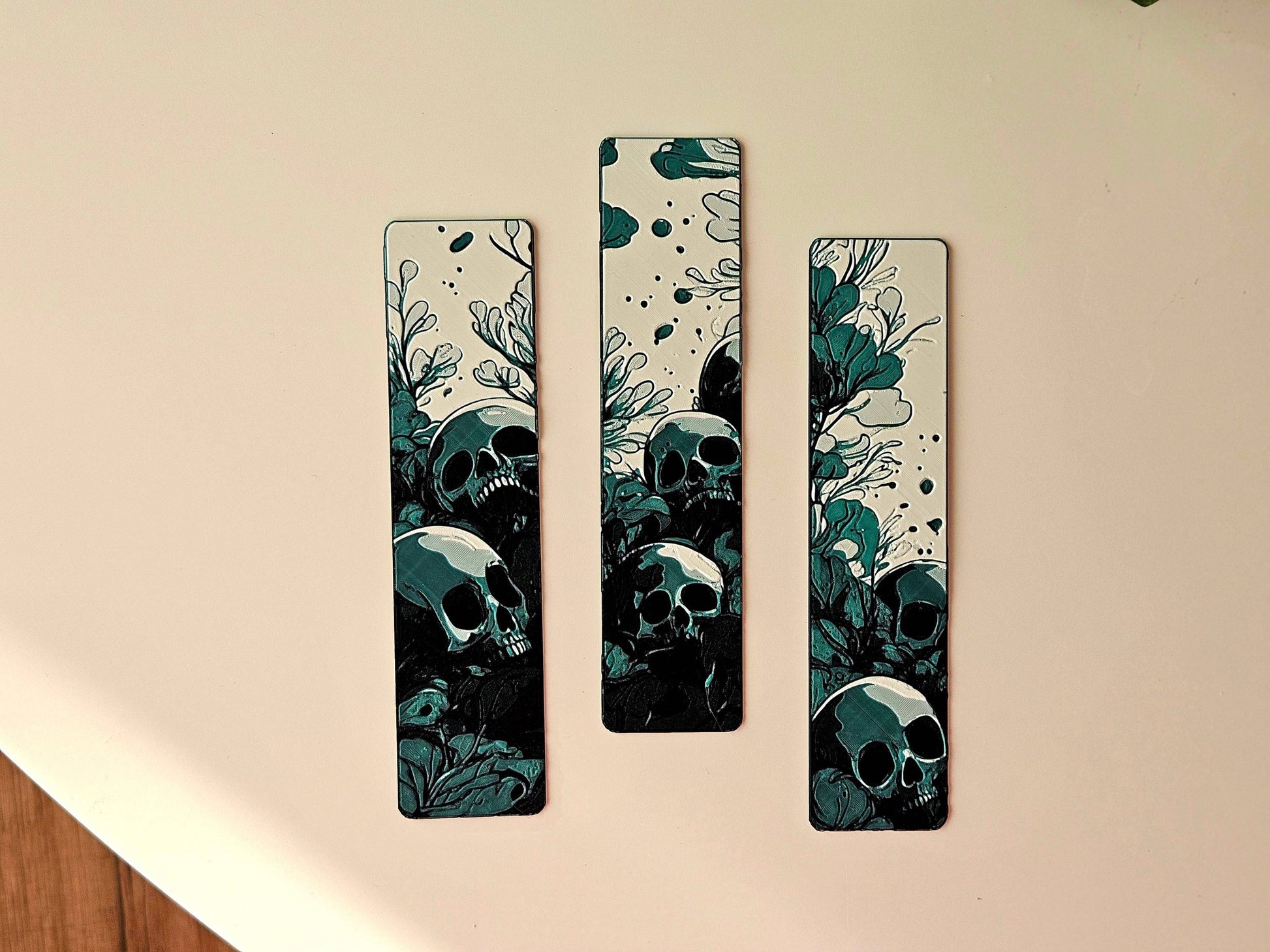 Skull Garden Bookmark set