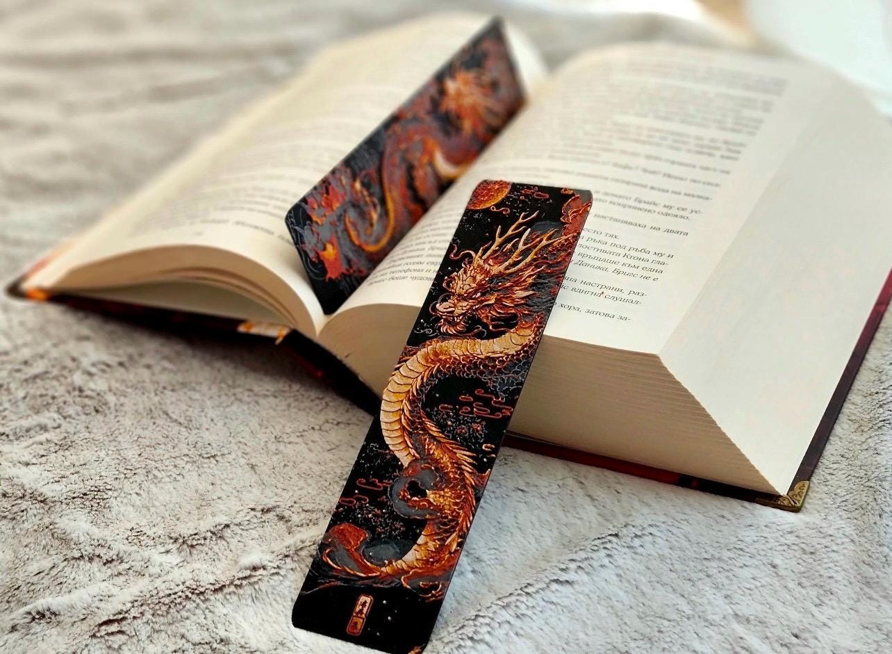 Legendary Dragon Bookmark Set