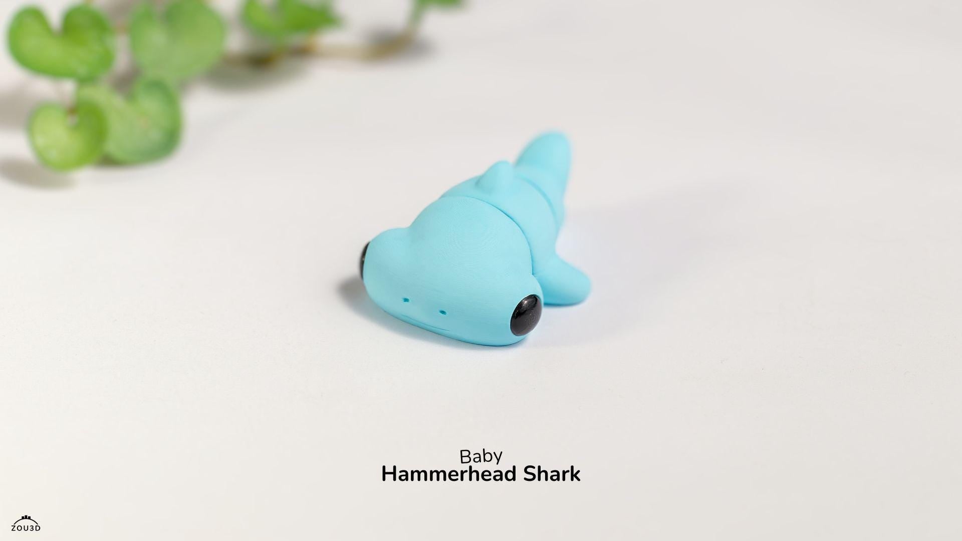 Baby Hammerhead Shark Keyring / Model
