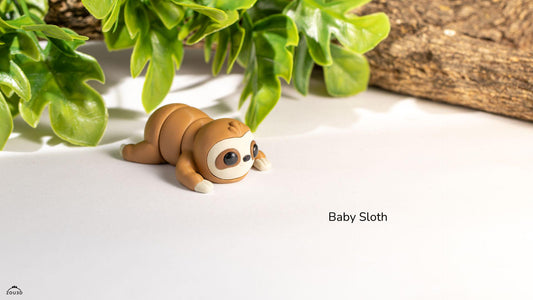 Baby Sloth Keyring / Model