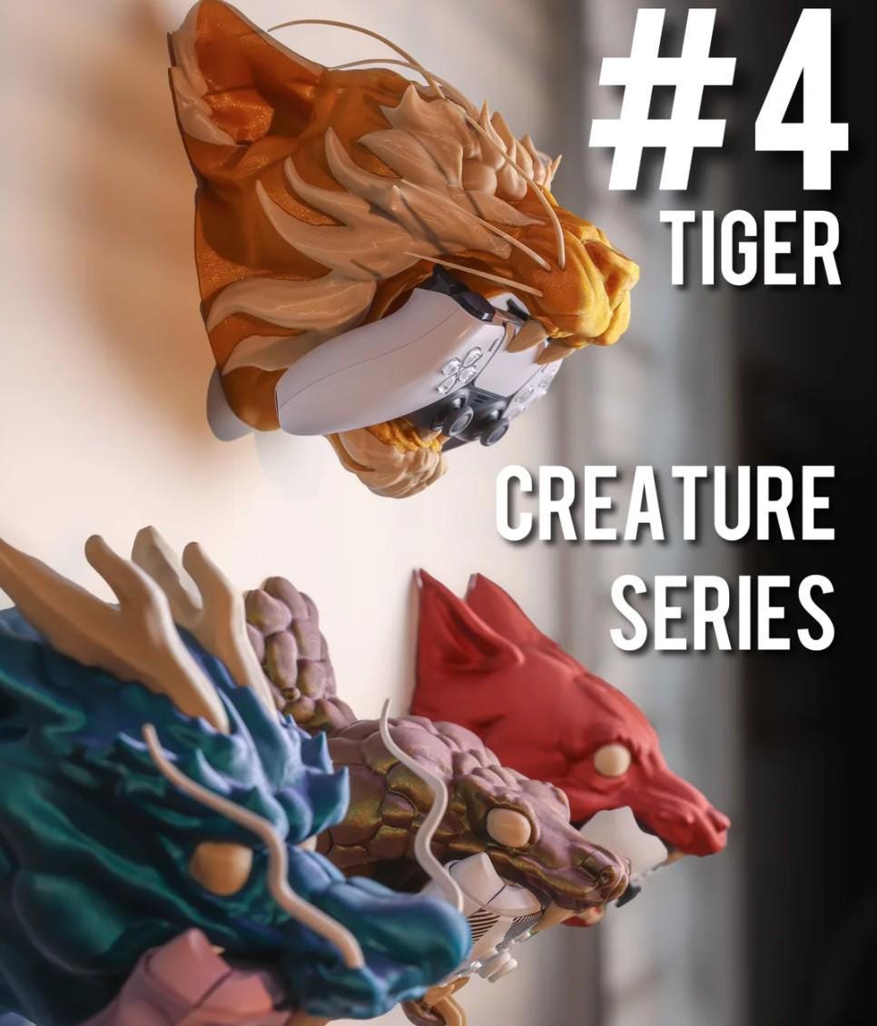 Tiger Controller Holder