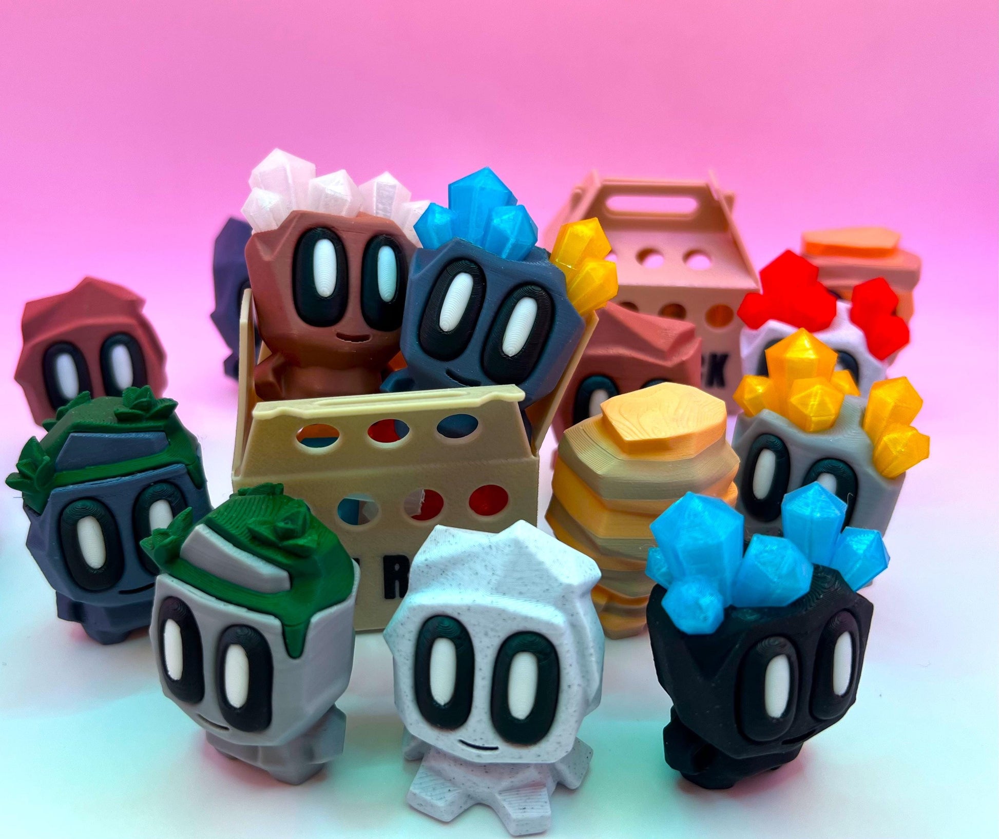 Blob Rock Desk Pet | Cute Collectable Desk Companion