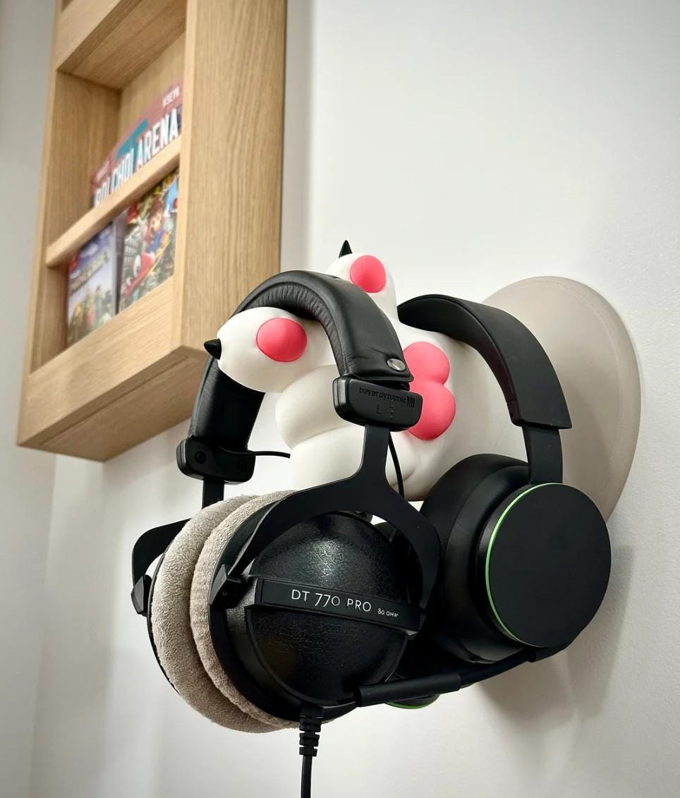 Cat Paw Headphone Stand