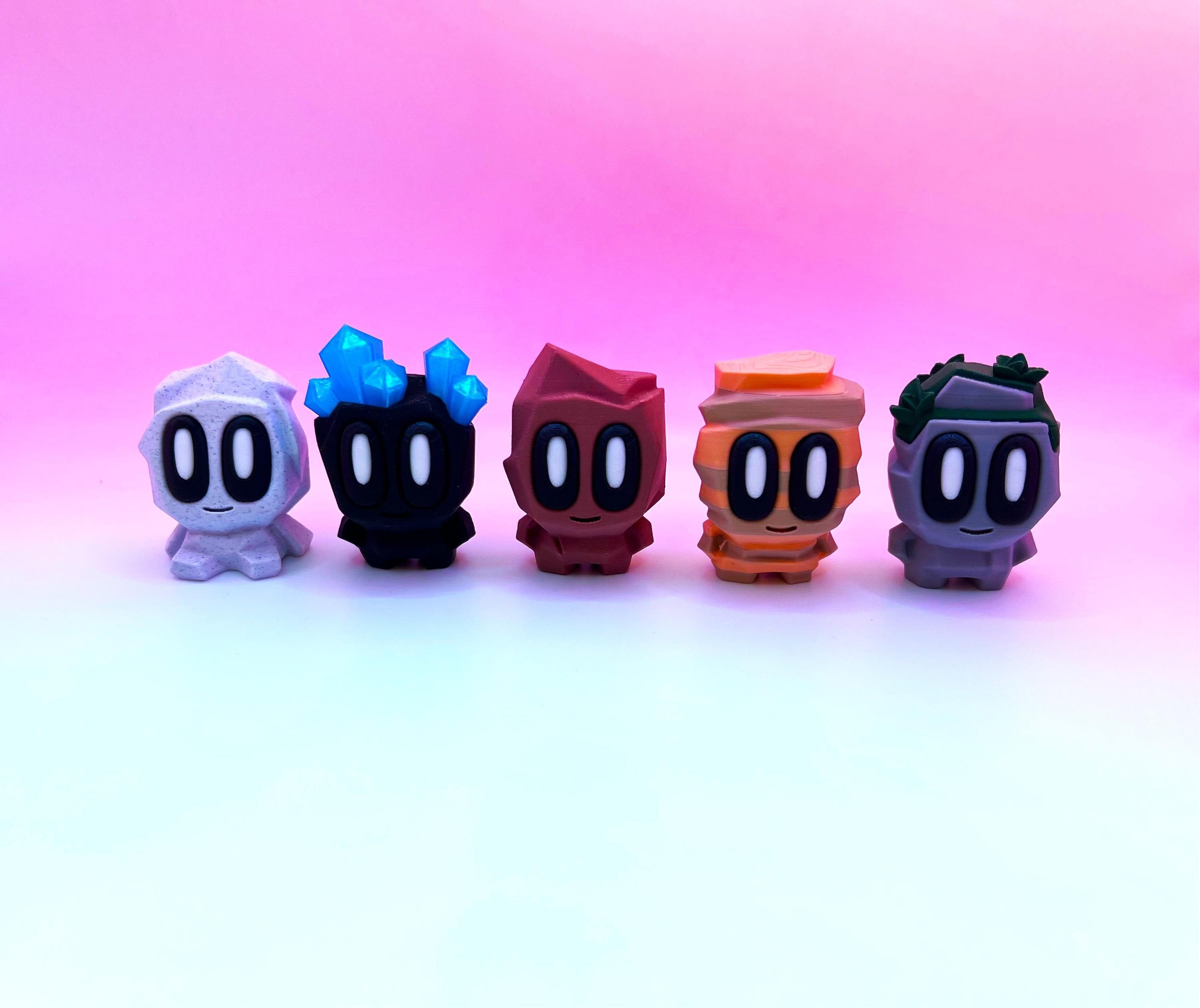 Blob Rock Desk Pet | Cute Collectable Desk Companion