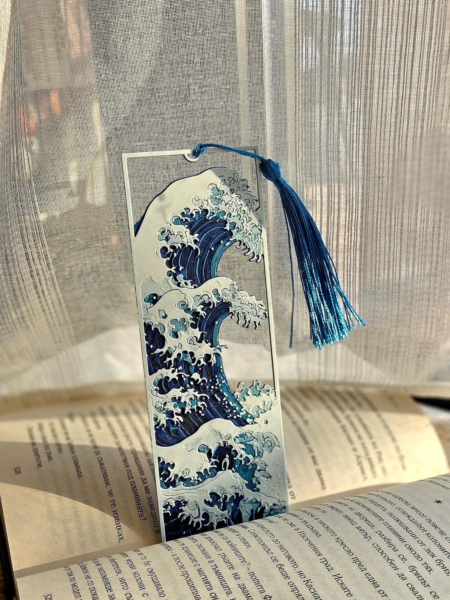 Great Wave Bookmark | Japanese Art Inspired Framed Design