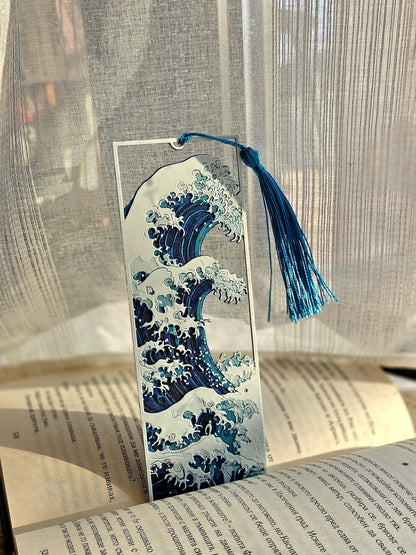 Great Wave Bookmark | Japanese Art Inspired Framed Design