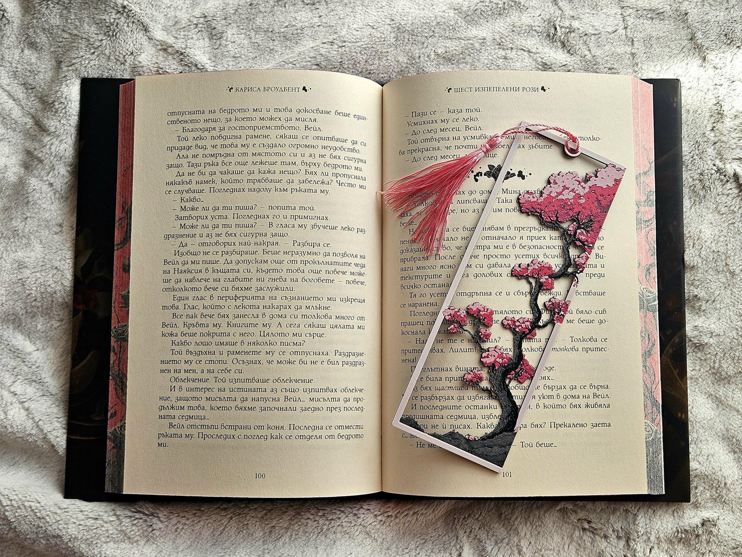 Sakura Tree Bookmark | Japanese inspired
