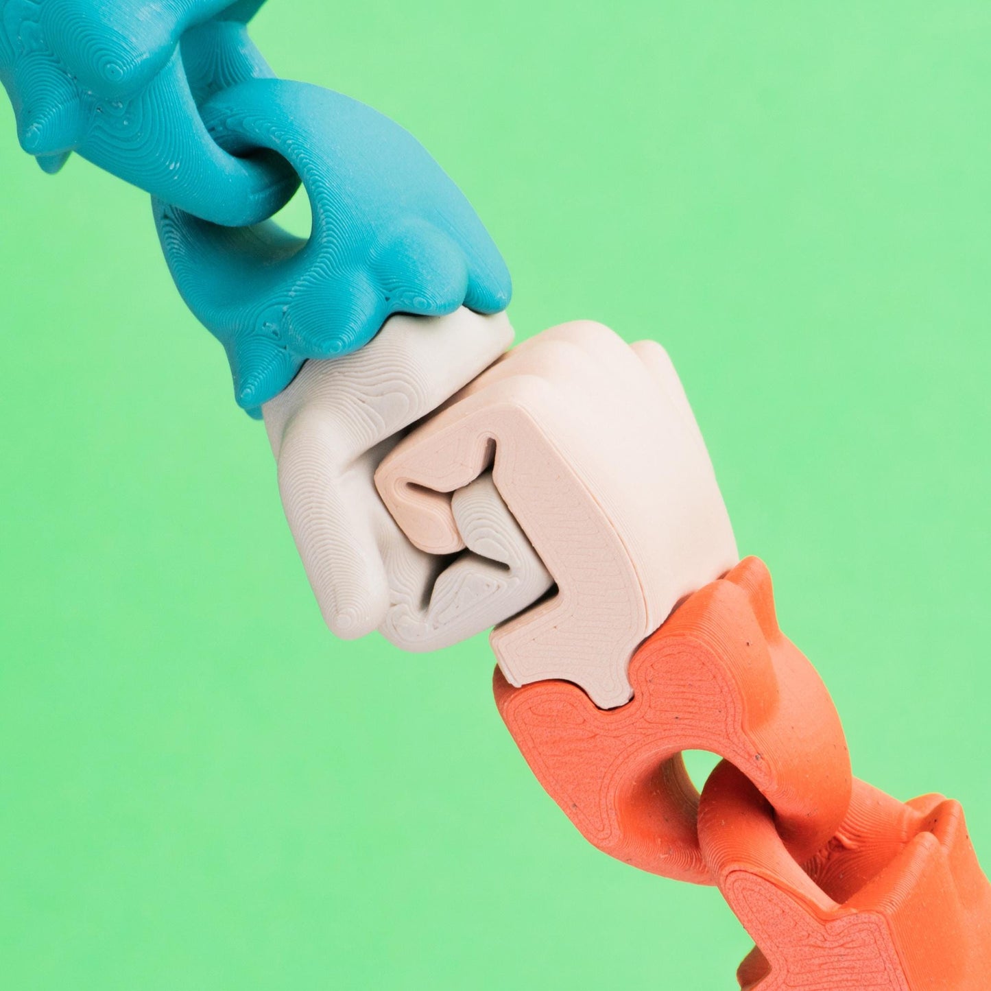 Flexi Blob Monkey with Magnetic Vine – Jungle Collectible