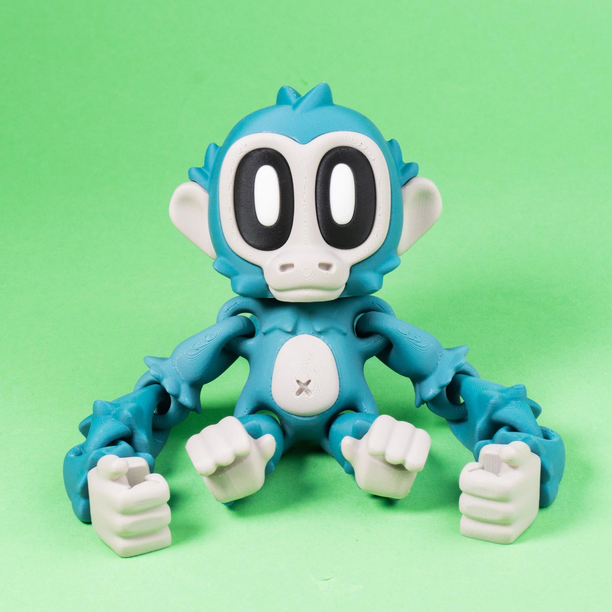 Flexi Blob Monkey with Magnetic Vine – Jungle Collectible