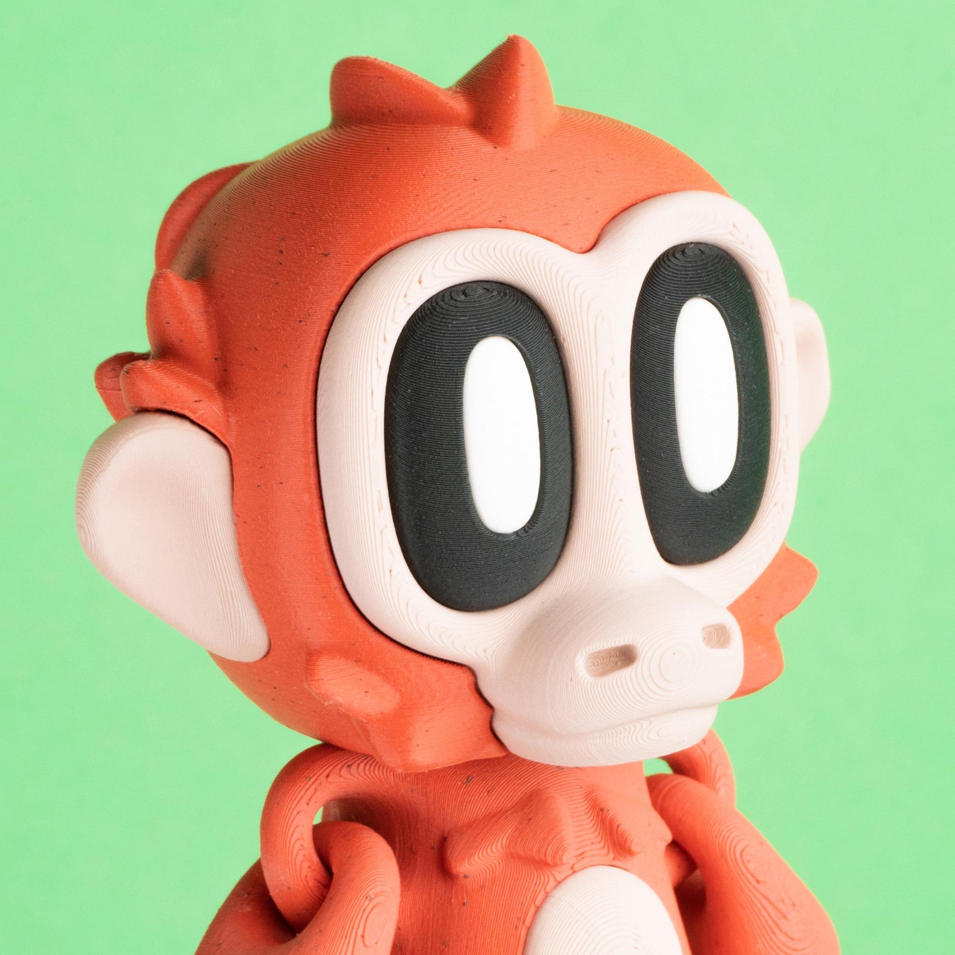 Flexi Blob Monkey with Magnetic Vine – Jungle Collectible