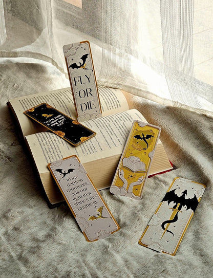 Dragon Inspired Bookmark Set | Fantasy Bookmarks for Readers, Dragon Lover Gift