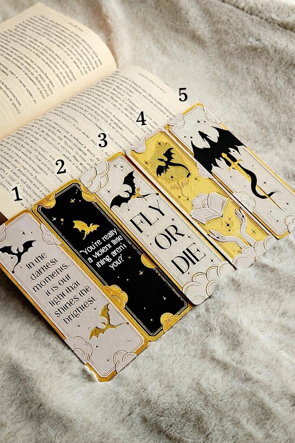Dragon Inspired Bookmark Set | Fantasy Bookmarks for Readers, Dragon Lover Gift