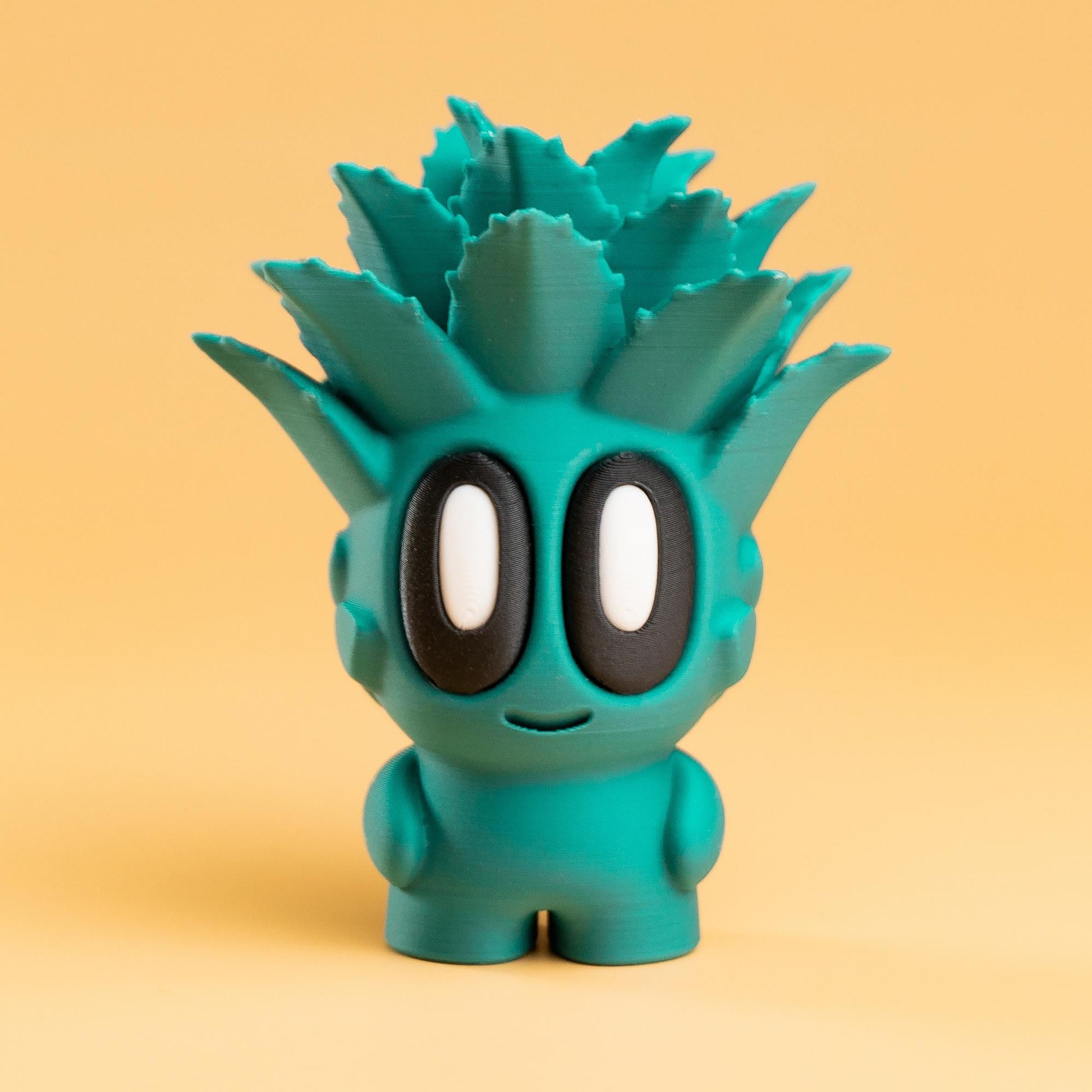 Blob Desert Plant Collectables | Mini Cactus Desk Companion, Plant Decor