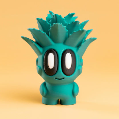 Blob Desert Plant Collectables | Mini Cactus Desk Companion, Plant Decor