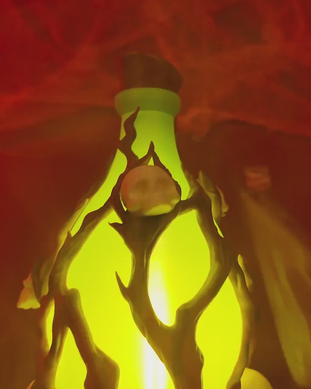 Deadly Sip Table Lamp | Halloween Decoration