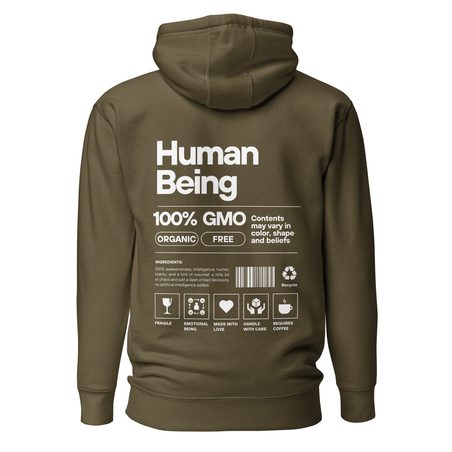 Unisex Human Being Hoodie