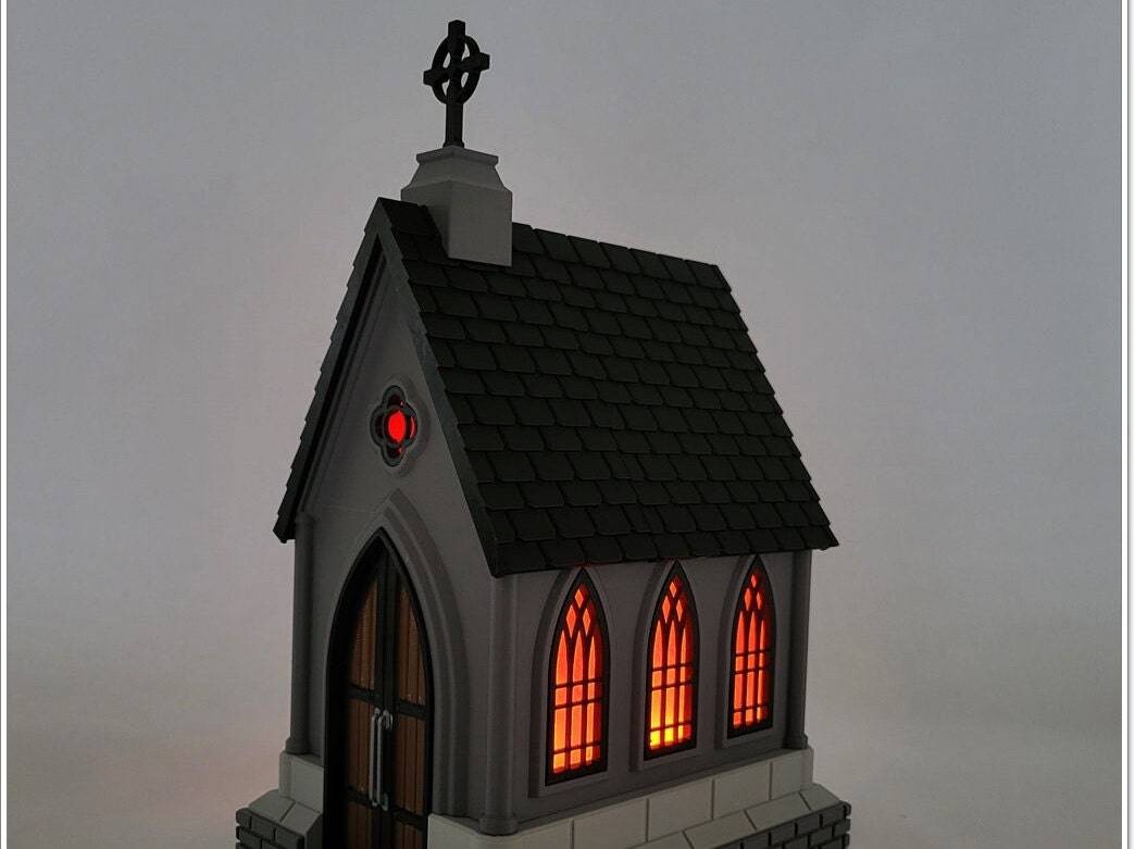 Gothic Chapel Candy Jar - Xeon Crafts 