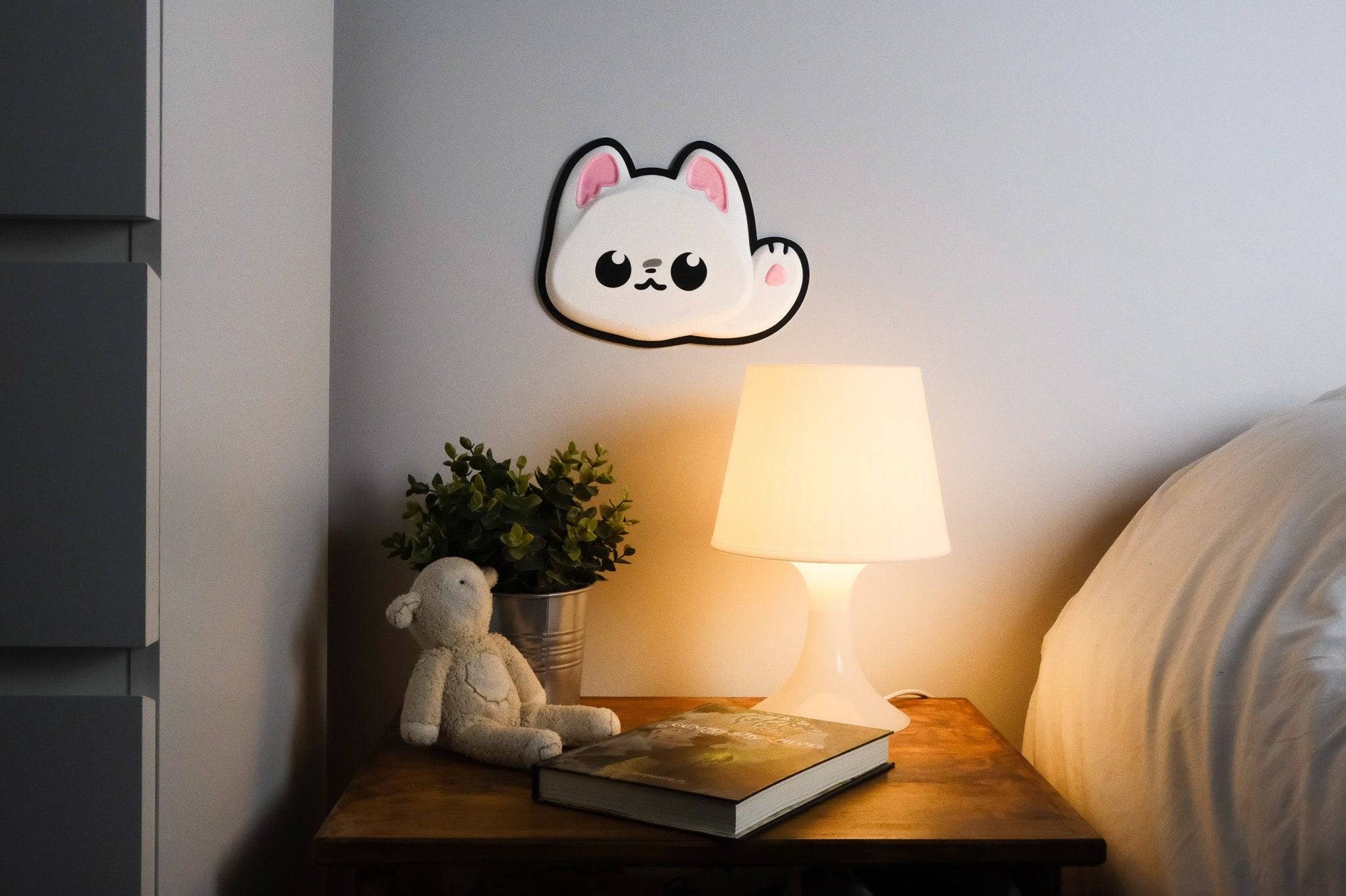 Kawaii Cat Wall Decoration - Xeon Crafts 