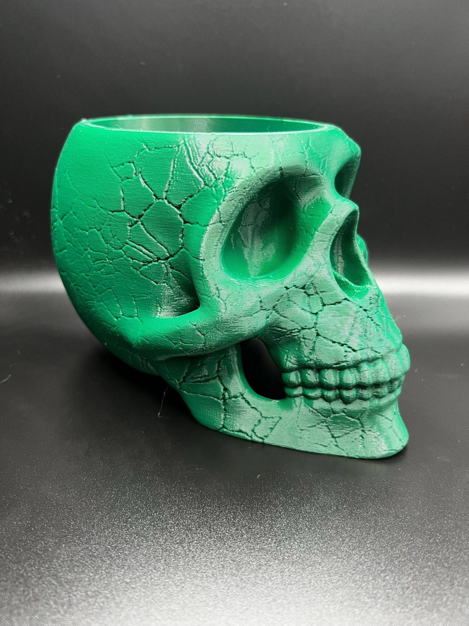 Cracked Skull Bowl - Xeon Crafts 