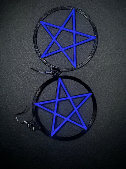 Pentagram Earrings (Glow in Dark)