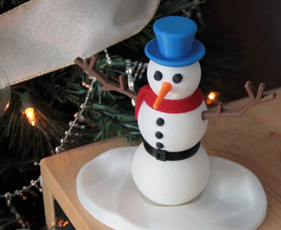 Happy Snowman Decoration - Xeon Crafts 