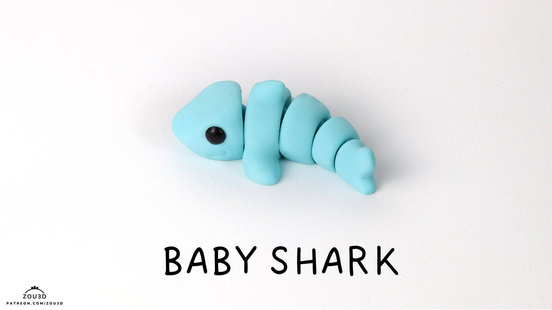 Baby Shark Keyring / Model - Xeon Crafts 