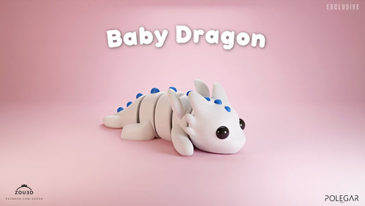 Baby Dragon Keyring / Model